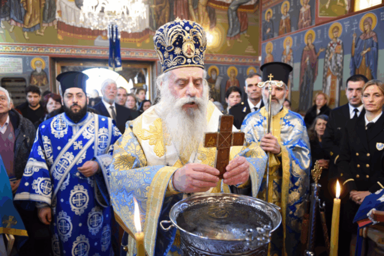 Λαμπρός ο εορτασμός των Θεοφανείων στην Ι. Μ. Μαντινείας και Κυνουρίας