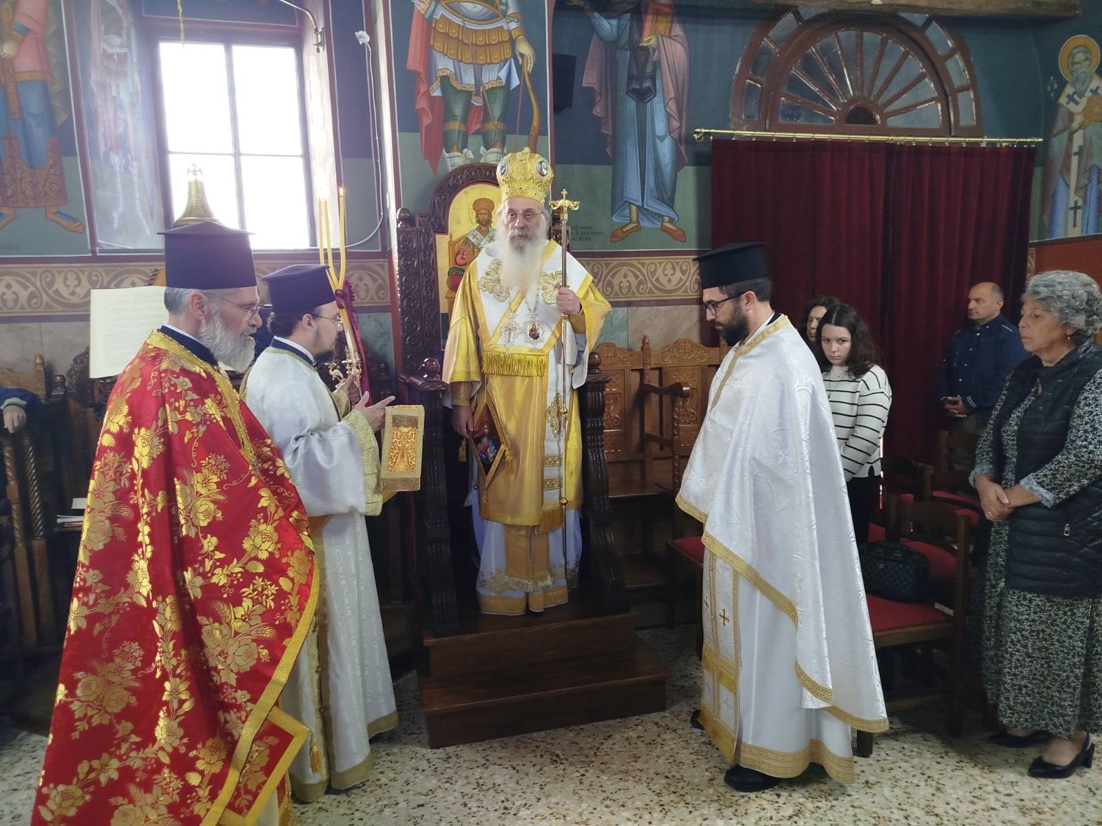 Ιερατική σύναξη, Αρχιερατικό Ευχέλαιο και τοποθέτηση νέου εφημερίου στη Μελιγού Κυνουρίας