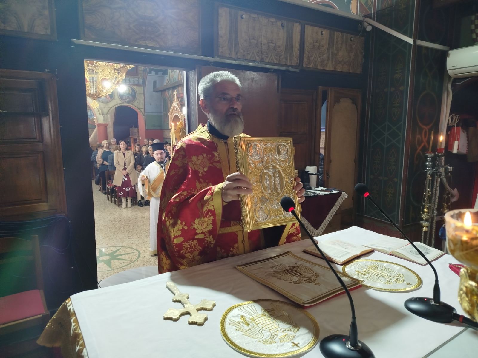 Ιερατική σύναξη, Αρχιερατικό Ευχέλαιο και τοποθέτηση νέου εφημερίου στη Μελιγού Κυνουρίας